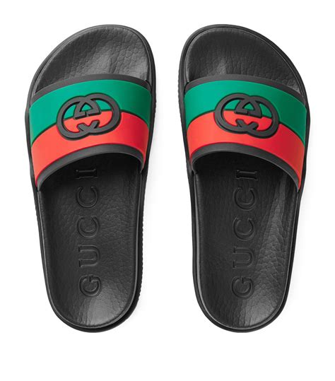 wearing gucci slides to school|Gucci slides kids boys.